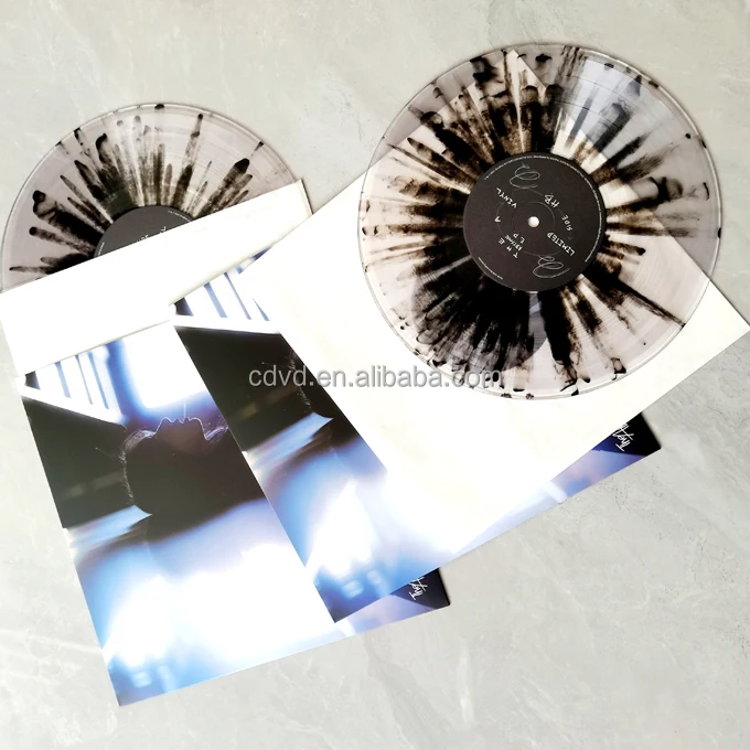 custom printed record vinyl sleeve blank 12 inch 180g black  album vinyl records vinyl cover