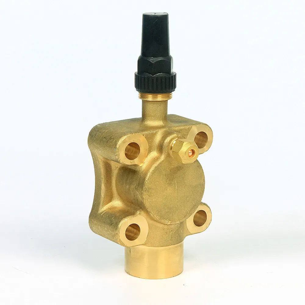 Brass copper carrier compressor suction shut off globe valve for carrier compressor