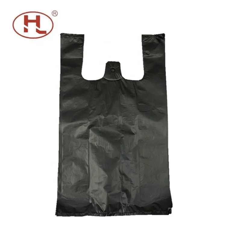 Largely supply Plastic trash rubbish Black Garbage bag