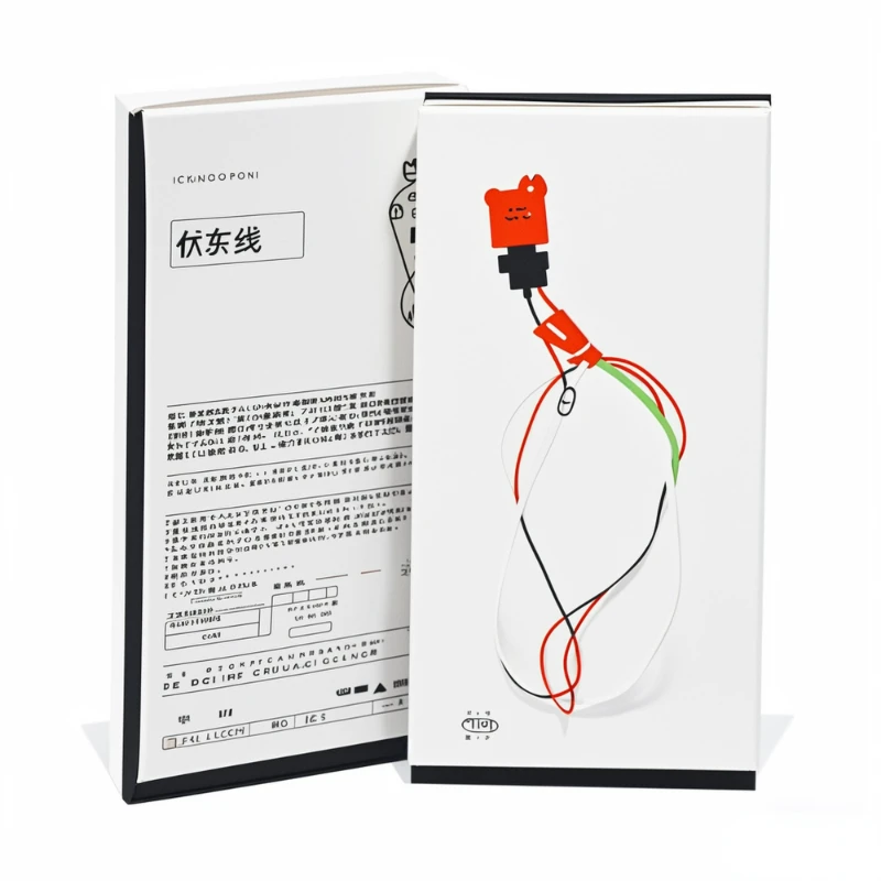 Custom Luxury Recyclable Art Paper Rectangle Packaging Box for Electronics USB Data Cable Charging Mobile Phone Printed Logo