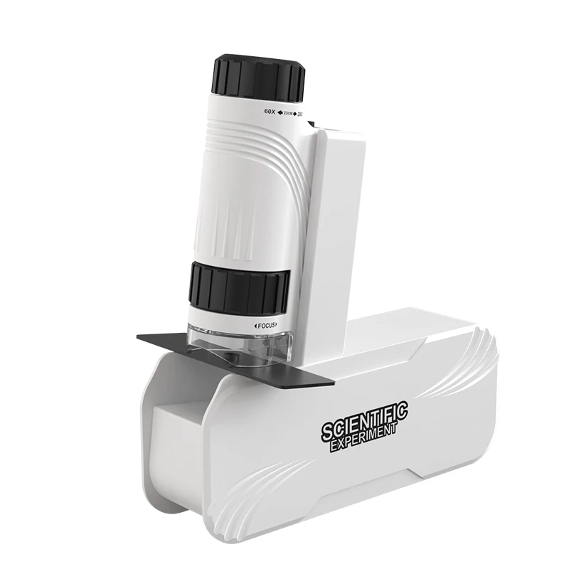 Mini 50X-300X Portable Educational Microscope for Kids Holiday Gift Your Little Scientist Tool