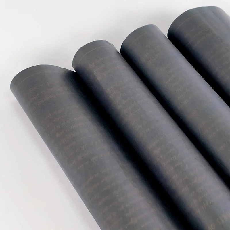 custom logo Luxury packing black Golden gift silk Wrapping tissue Paper