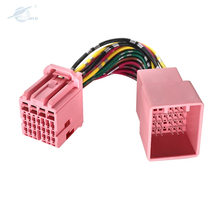 Индивидуальный Электрический автомобильный 28 Pin 2098067-5 ISO проводной разъем стереопровод жгут проводов для двигателя