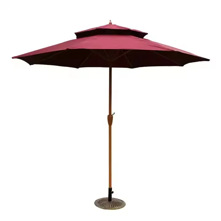 Best quality 2.7 meters bali garden vintage cantilever parasol umbrella