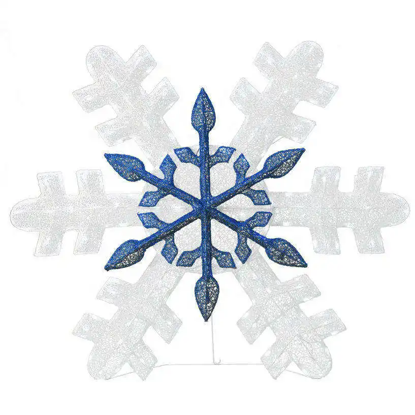 Лидер продаж, рождественские Водонепроницаемые светодиодные снежинки 36 Вт для украшения сада и дома