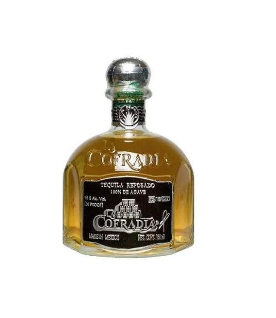Tequila Shot Made In Mexico 100% Pure Agave Flavor On Your Palate Glass Bottle High Quality