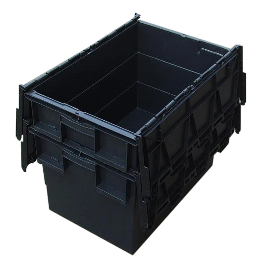 Top Sale Attach Hinged   Heavy-Duty Moving PP Crate lid