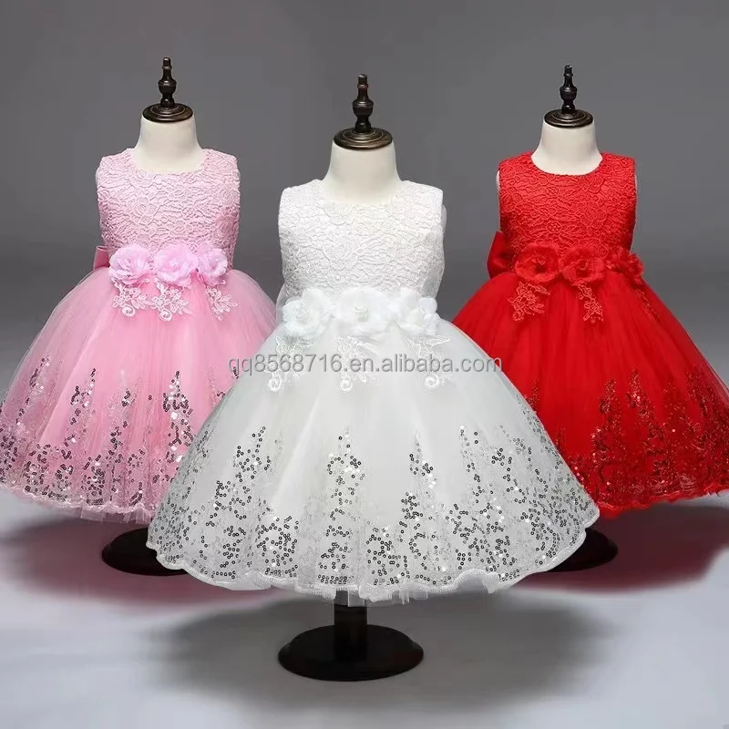 ForeignTrade Children's Clothes Girl Dress 2024Summer Clothes New Spanish Court Baby Skirt Lolita Princess Skirt Lace Short