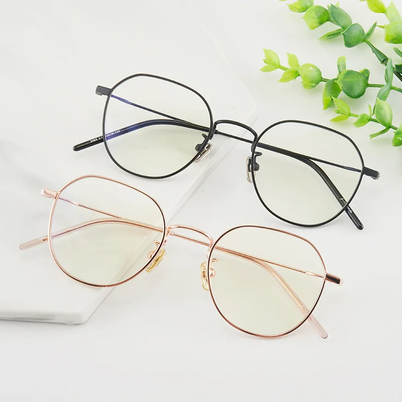 SKYWAY Fashion Oversized Full Frame Anti Blue Light Blocking Myopia Optical Eyewear Eyeglasses Frames Titanium Eye Glasses