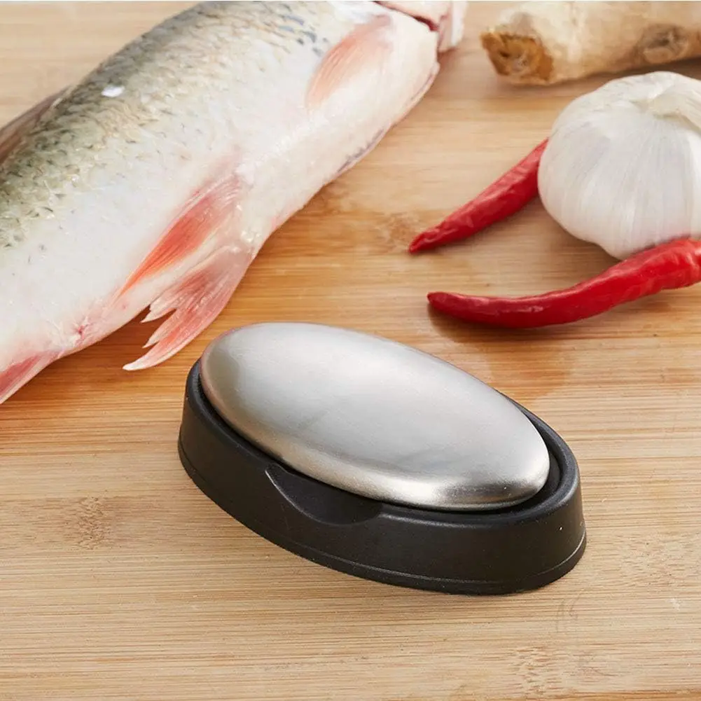 OEM Stainless Steel Soap Odor Remover Bar for Fish Cleaner Onion Garlic Strong Scents from Hands&Skin Eliminating