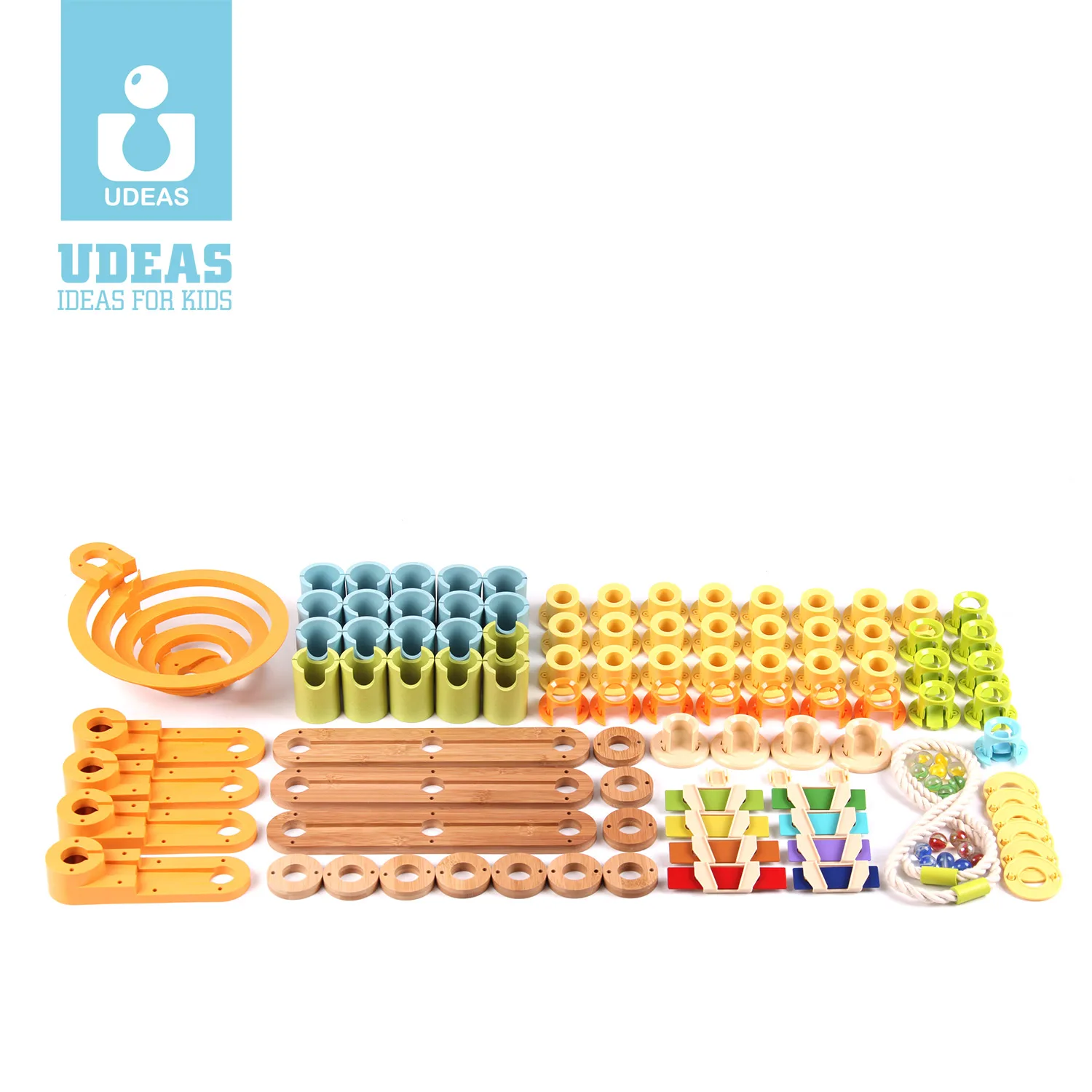 Quality Eco Friendly Maze Games Marble Run Set Toys Self Assemble Toy Building Blocks Montessori STEM Physics Exploration
