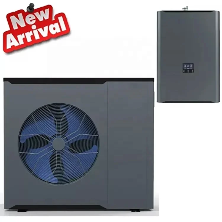 High temperature air source split type water heater hot water controller air to water heat pump for pool