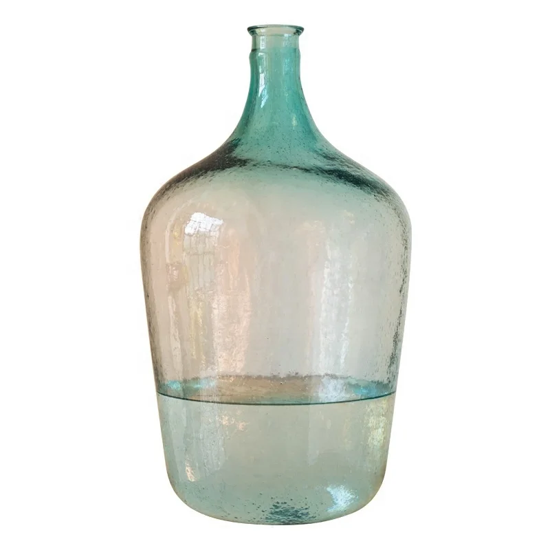 Dome blue large glassware vase vase decoration living room flower arrangement handmade Nordic space decoration