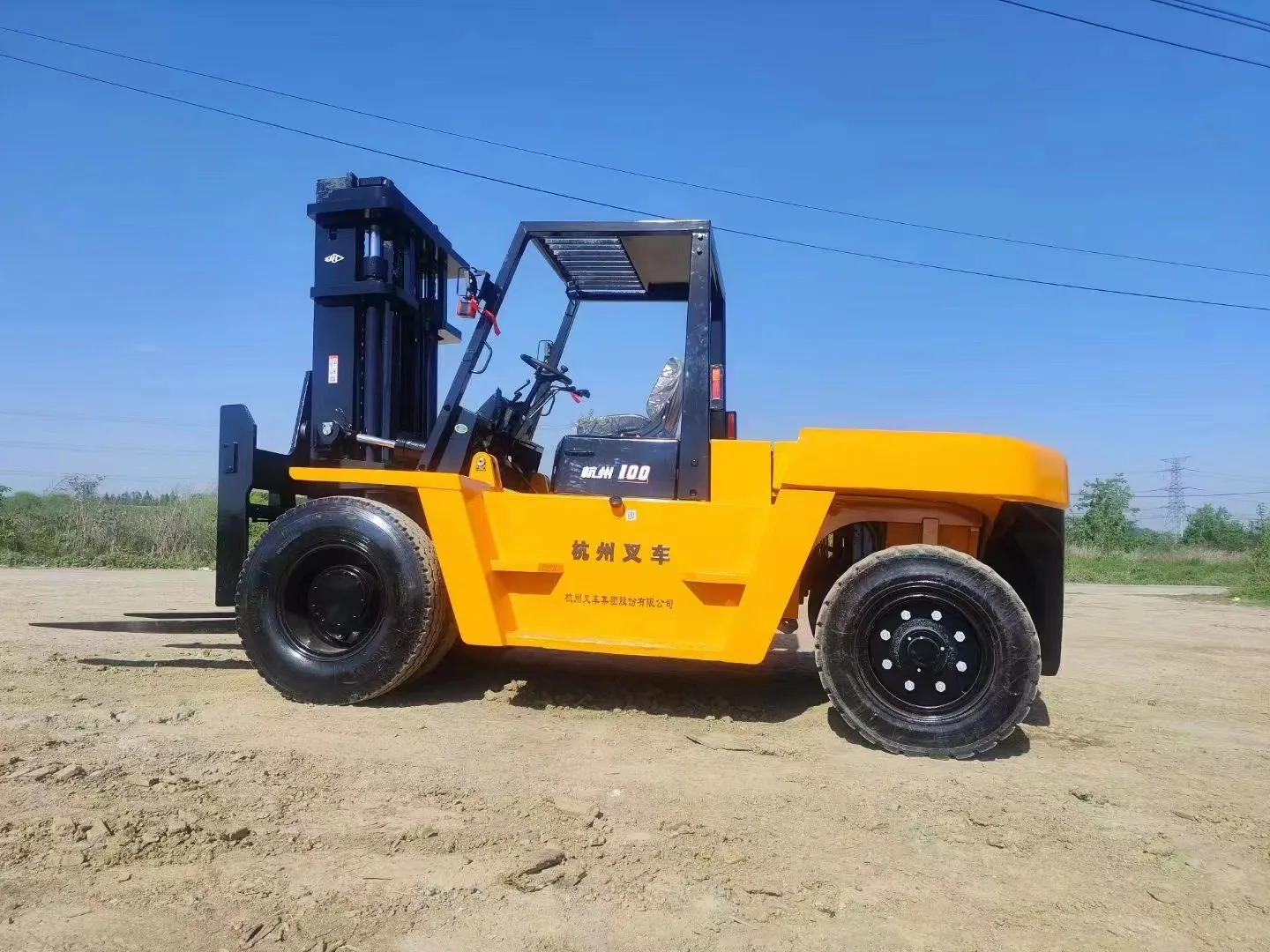 Factory Direct Used HANGCHA 10T Forklift High Quality Forklift with Engine Core Components Made in China
