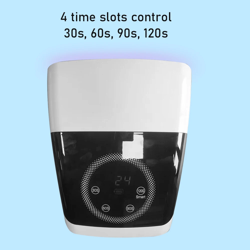 Professional rechargeable 132W cordless led uv nail lamp  uv polish light foot nail dryer