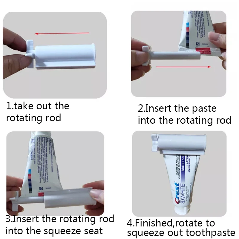 Портативный роликовый выдавливатель для зубной пасты тюбиков ролик легкой аксессуары ванной комнаты