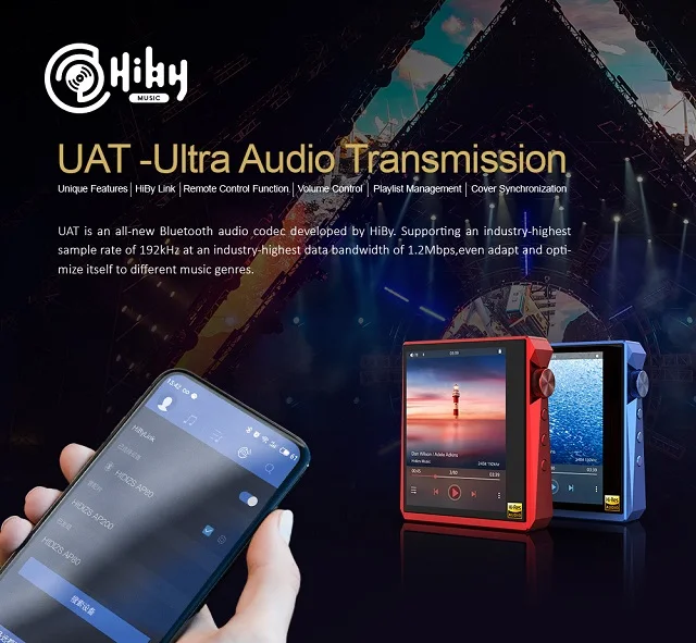 
HIDIZS AP80 PRO touch screen bluetooth mini lossless HI FI portable MP3 music player 