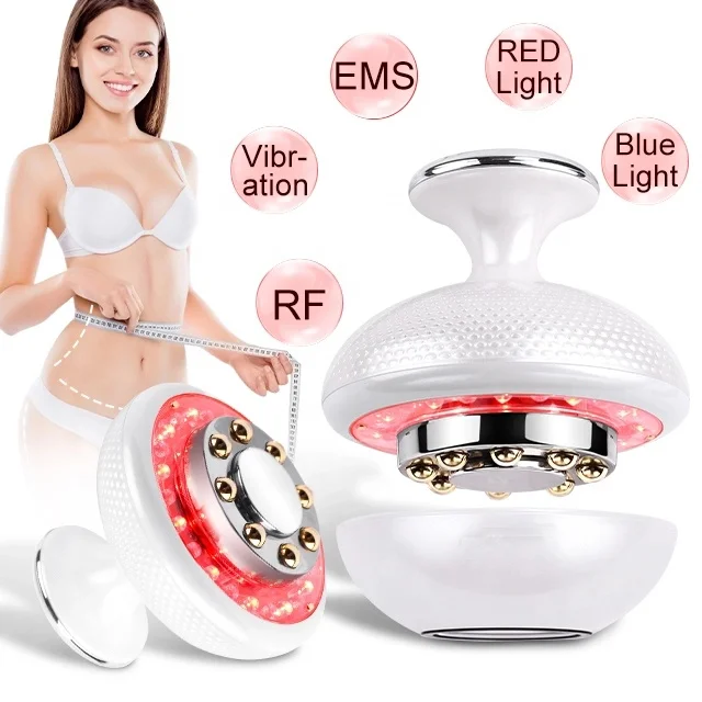 Portable Vibration EMS Light RF Beauty Full Body Shaping Slimming Massage Equipment for Home Use