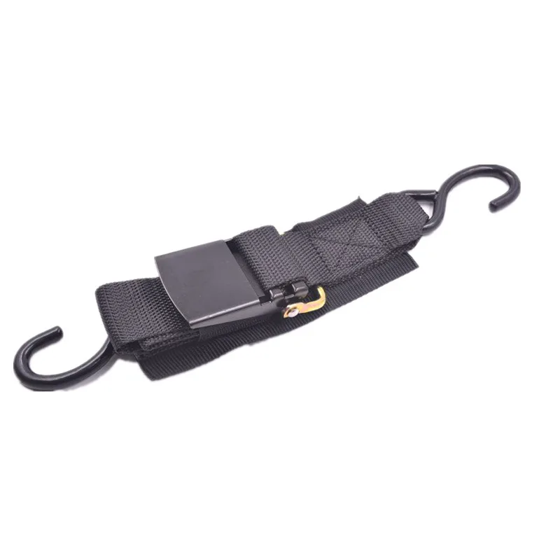 Polyester marine strap fixing belt motor boat speedboat binding belt black electrophoresis tensioner
