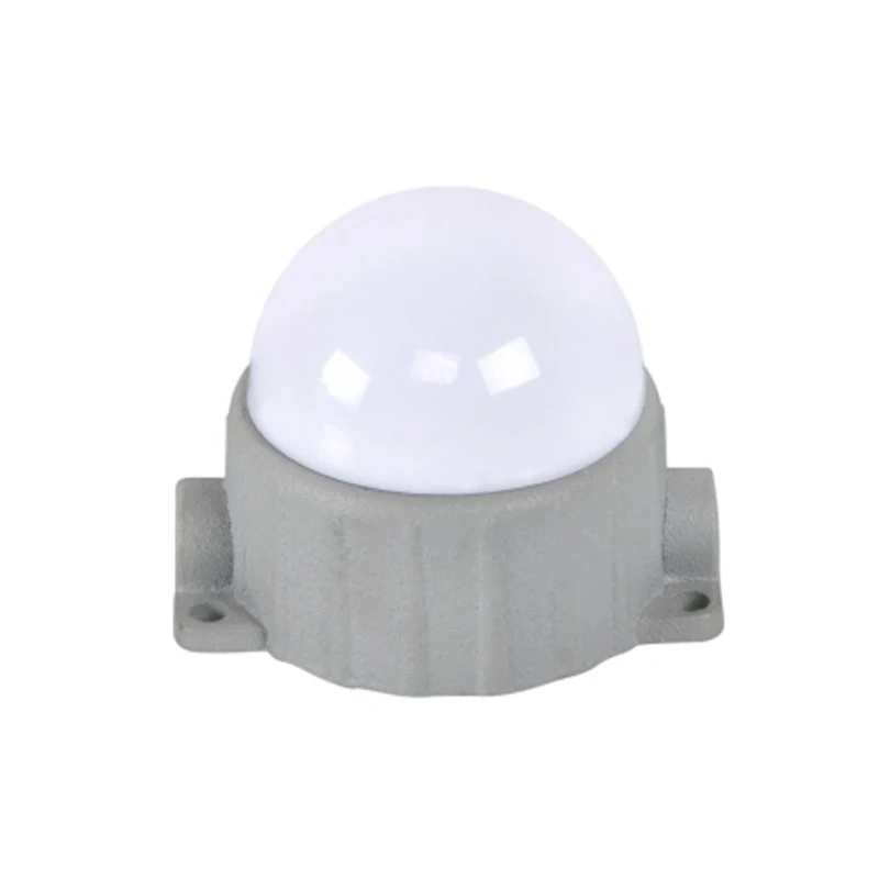 Outdoor structure waterproof square point light source 100mm RGBW full color DMX512 external control warm light pixel lights