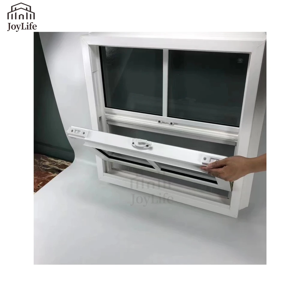 Factory Prive UPVC Swing Casement Windows Tilt and Turn Inward Opening PVC for Villa or Apartment Horizontal Opening Pattern