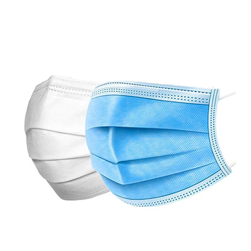  Цветная 3-слойная одноразовая Нетканая защитная маска для лица с принтом