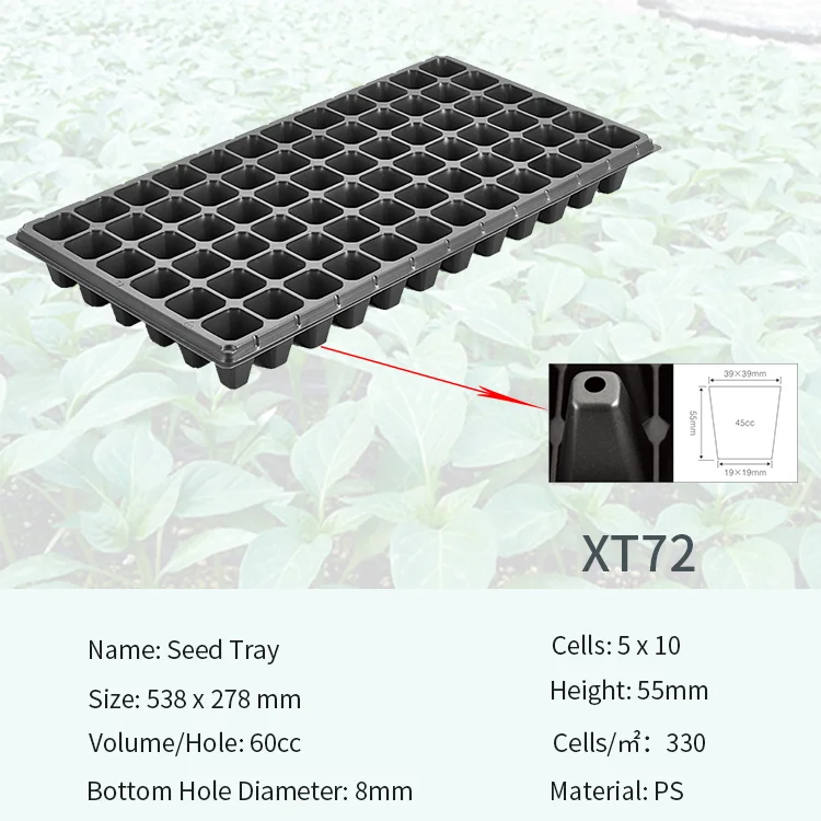 72 клетки пластиковые лесные овощи цветы дерево производство ясли лоток для