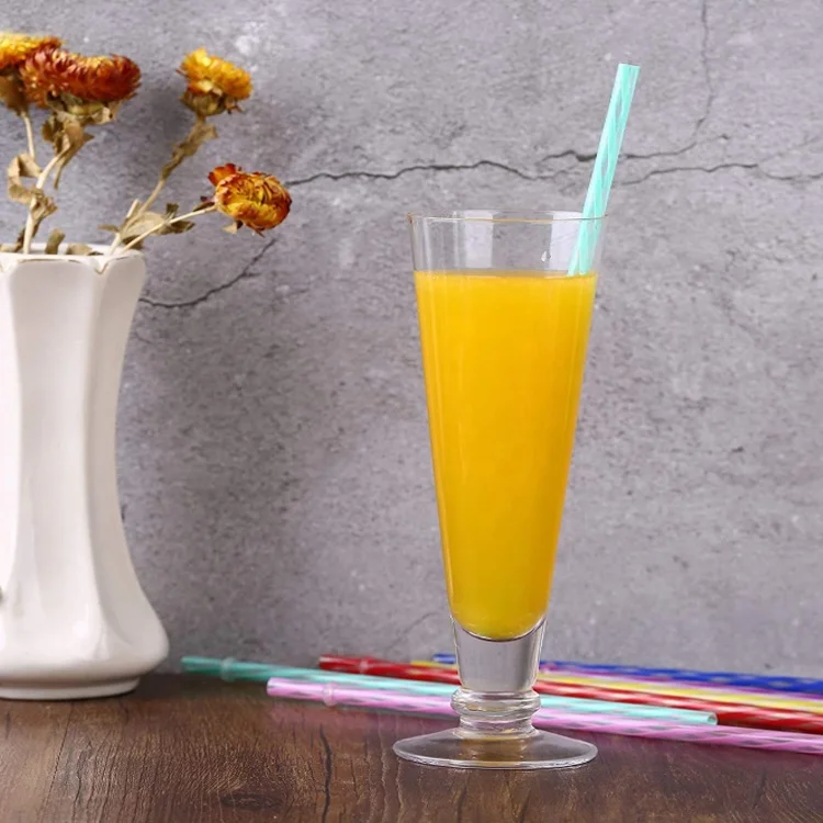 Пользовательская пластиковая трубочка, многоразовая пластиковая трубочка для замены