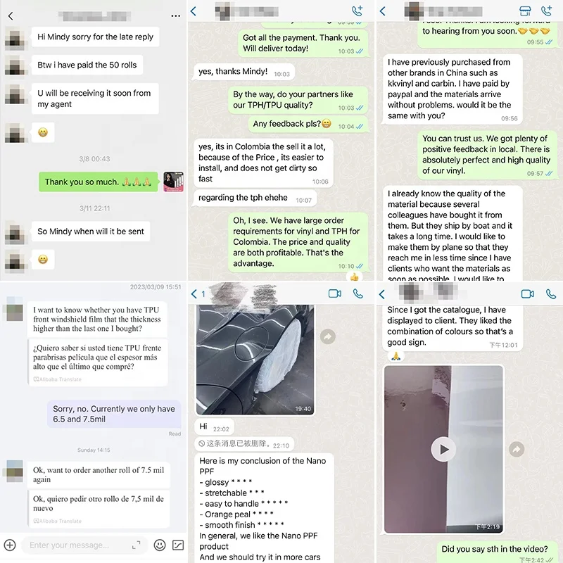 Glossy Car Skylight Film 6 Years Warranty TPU PPF Bubble Free Black Car Roof Vinyl Film 1.52*15m Auto Roof Protective Film