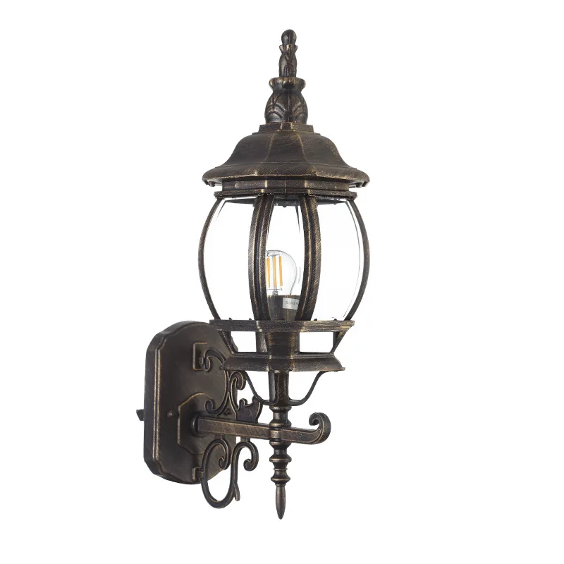 High quality aluminium classical modern indoor loft antique vintage garden wall lamp LED outdoor wall light lamp