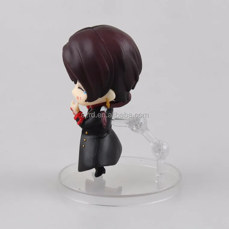 Cartoon anime boy 3d printing PVC figures collection mini toys set