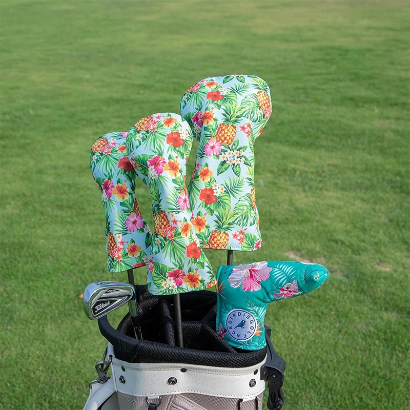 Embroidered Logo Golf Head Covers Set for Personalized Touch