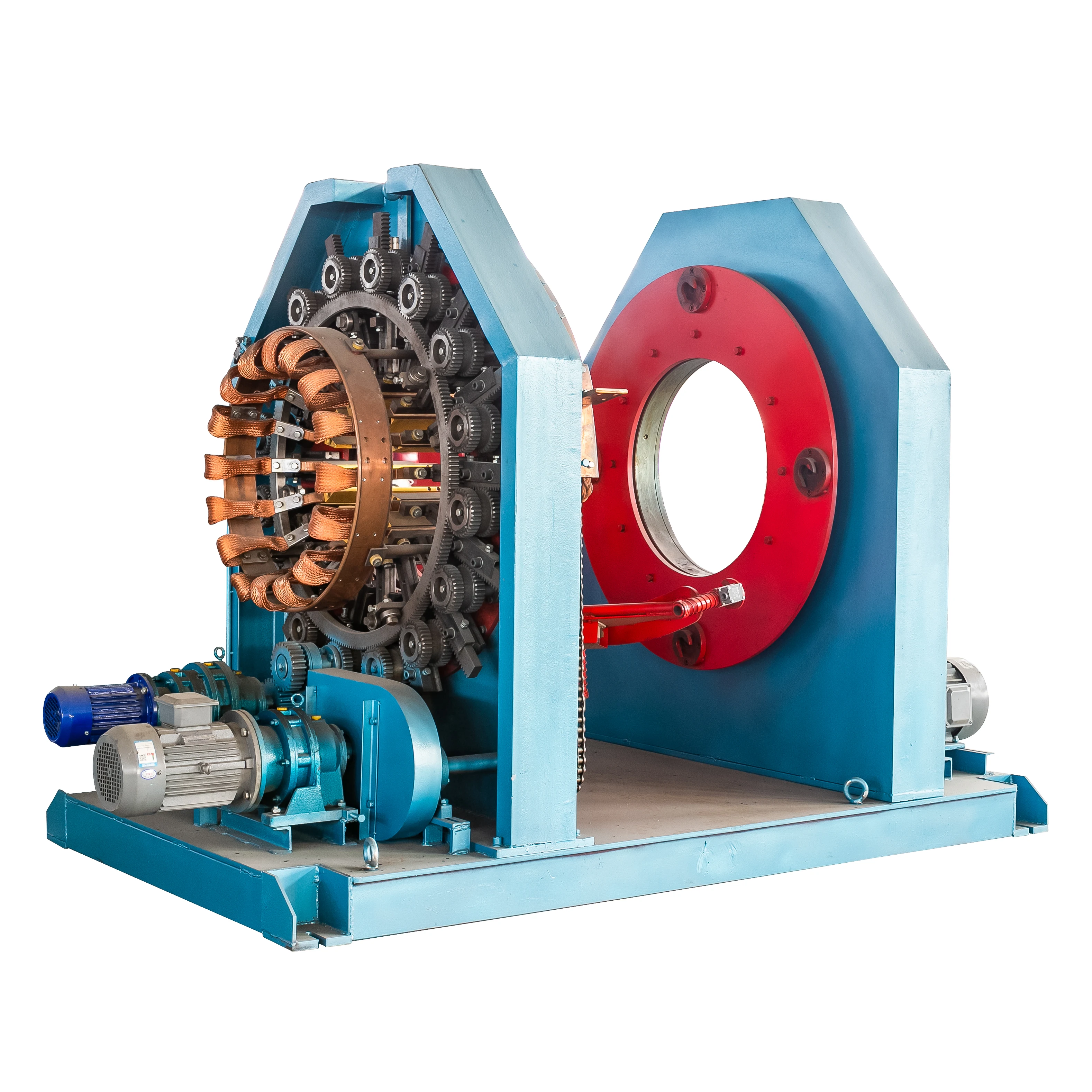 Automatic cage continuous welding  machine with 3mm hoop wire for Thailand