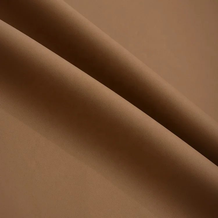 Chocolate high shading livingroom turkish curtains blackout curtain fabric for french window