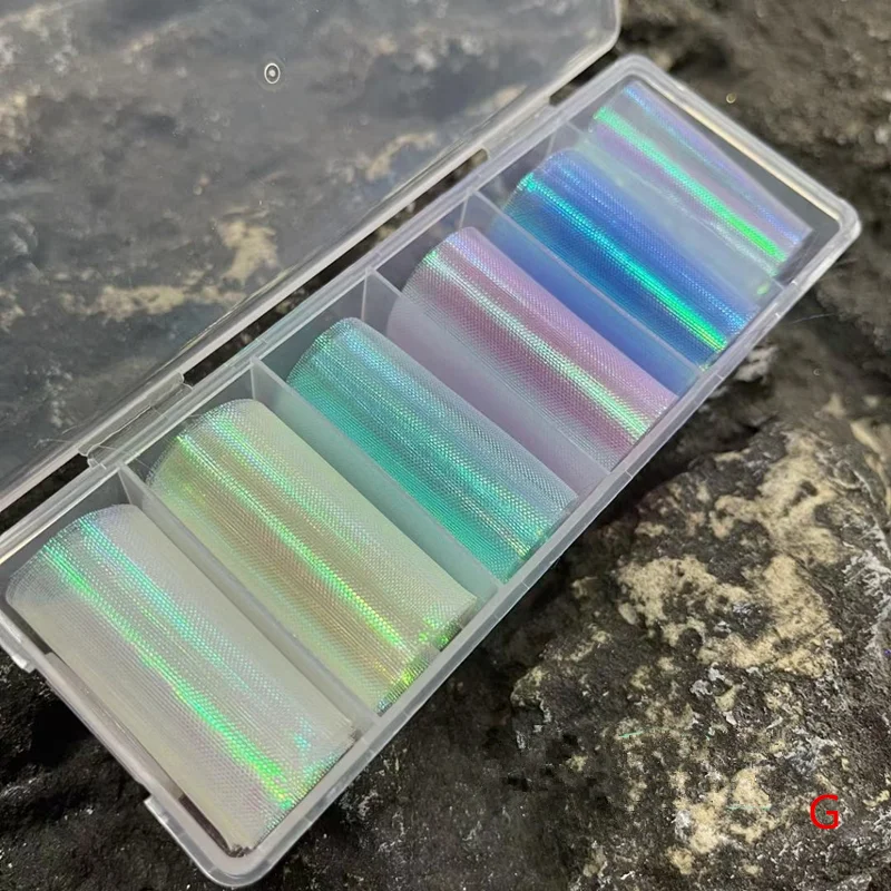 2024 New Popular Spring Summer Nail Glitter Fish Scale Pattern Decoration Nail Accessories