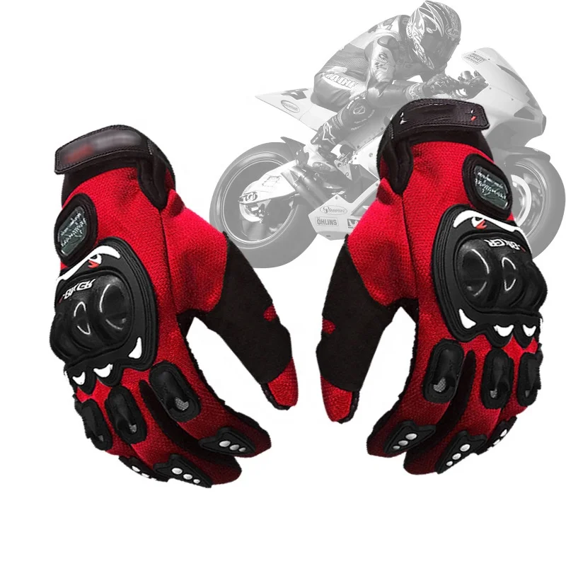 Factory Wholesale Full finger anti-fall Cycling gloves touch screen long finger bike gloves Breathable summer motorcycle gloves