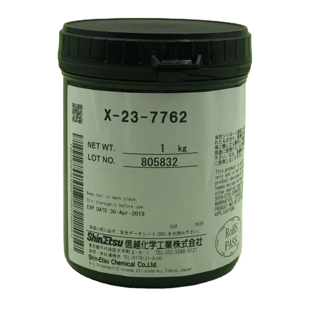 shinetsu X-23-7762 2g, 3g, 5g CPU MPU cooling silicone grease Thermal conductivity4.0 W/mK (6.0W/mK*), equal to Dowsil TC-5021
