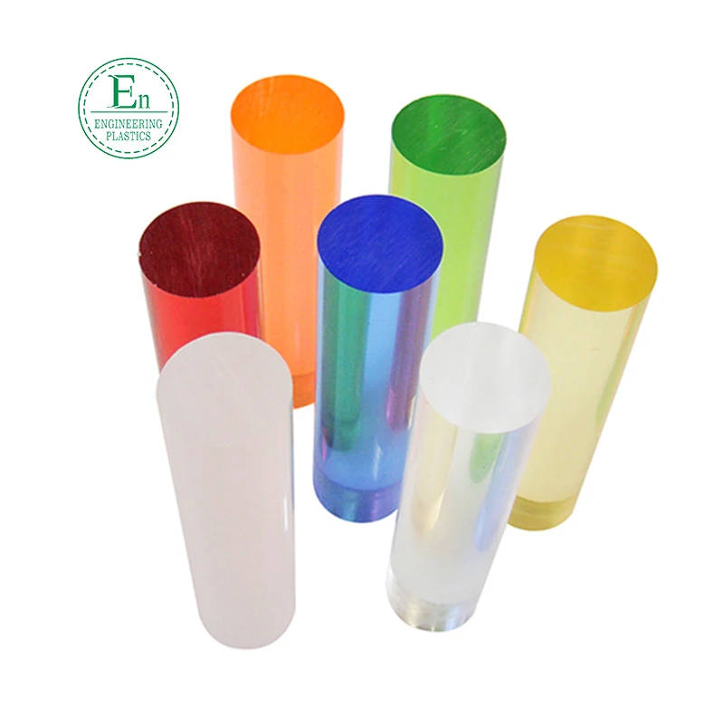 High quality transparent ESD rod custom decorative round plastic Acrylic sheet