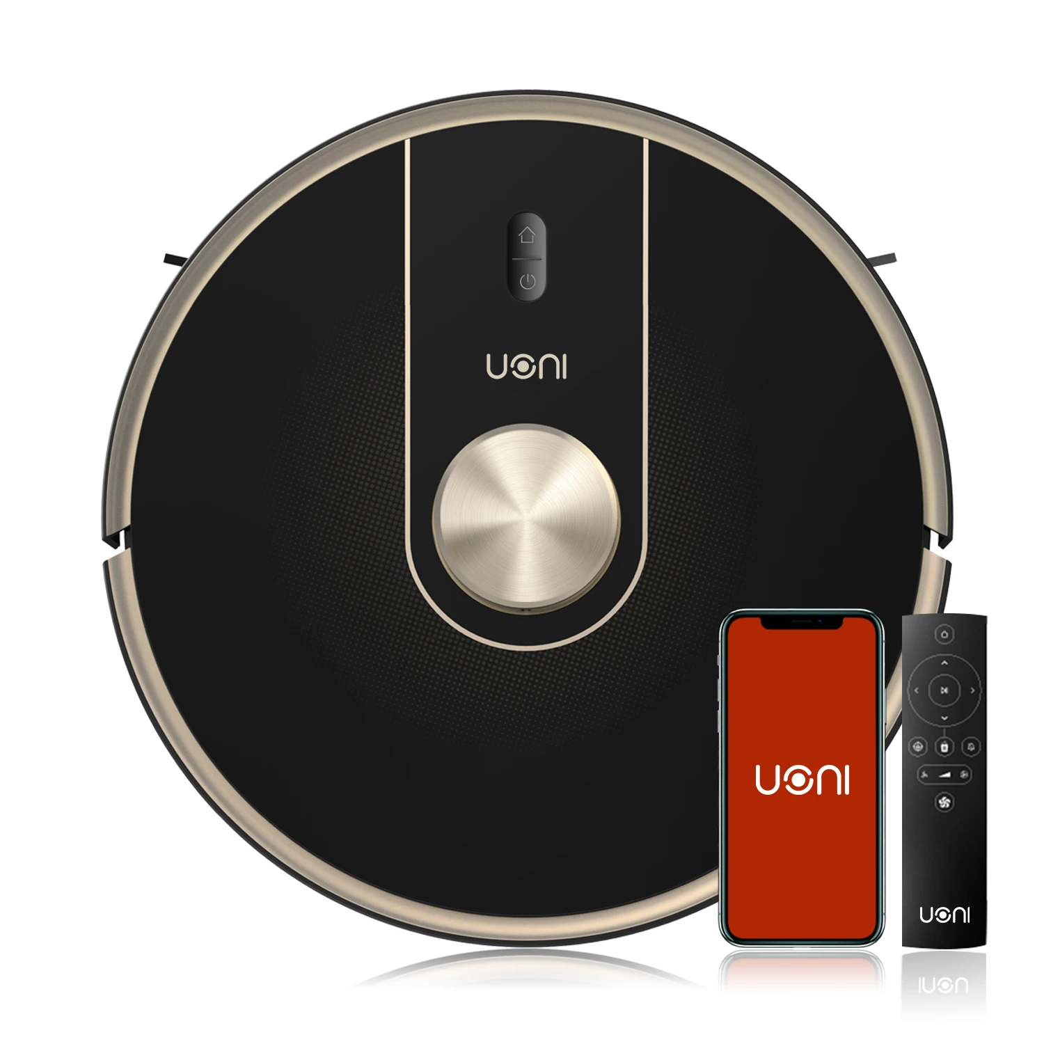 black laser navigation wet dry lidar mop 3 in 1 floor intelligent cleaner vacuum robot V980 Plus