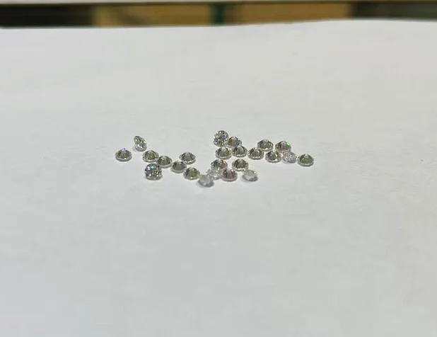 Ready to Ship DEF color Round Loose Moissanite Factory Wholesale 0.8 to 2.9mm Melee Moissanite Diamond