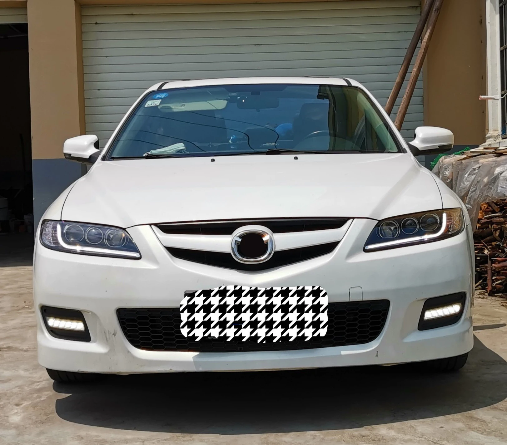 AKD Car Model  For Mazda 6 Mazda6 2004-2013 LED Headlight DRL Fog Lamp Turn Signal Light Low & High Beam Projector 4 Lens