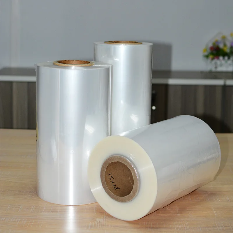 Eco-friendly Biodegradable Plastic Material Polyolefin PoF Shrink Film Tube Bags