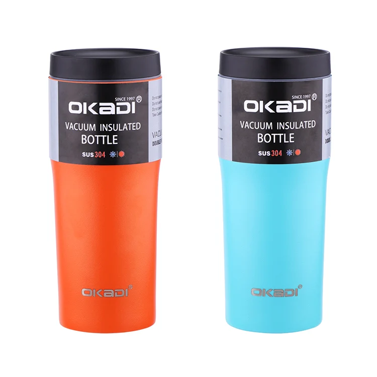 Car cup insulated coffee mug stainless double wall custom stainless steel tumbler for car