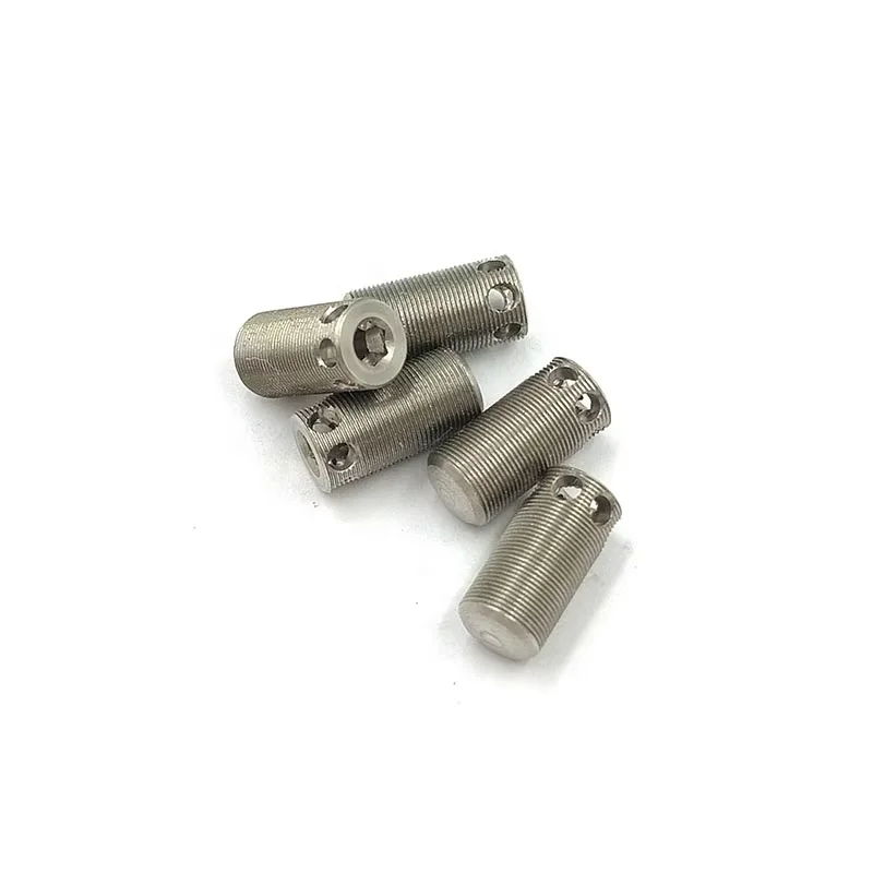 OEM Small Hexagon Socket Head Screw Outer Thread Stainless Steel Brass Aluminium Din Standard Metric Inch Various M2 M8 10mm