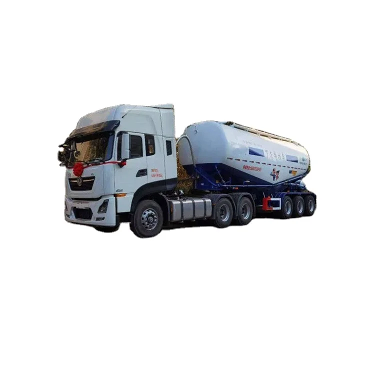 Natural gas tanker 49 tons semi-hung bulk cement truck