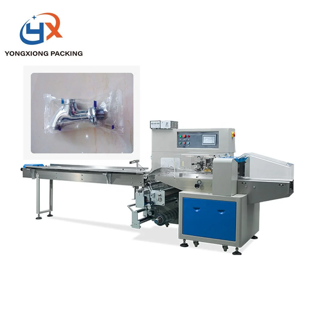 250 Flowpack Machine Servo Driven Motor Pillow Bag Flow Hardware Spoon Forks Packaging Machine