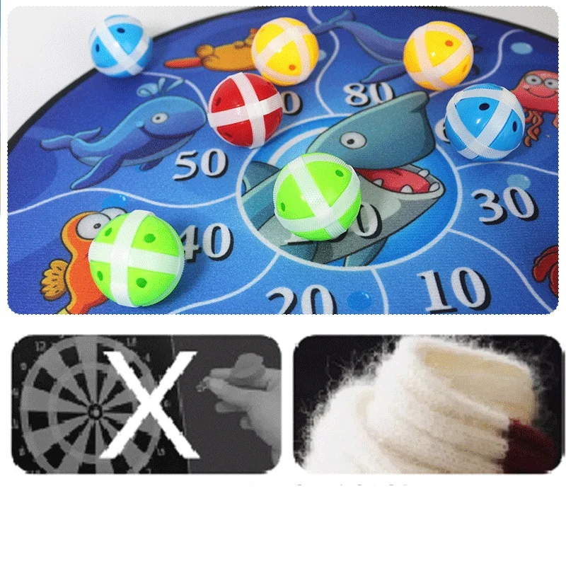 Throwing sports parent-child interactive toys sticky dartboard indoor and outdoor childrens fun dart