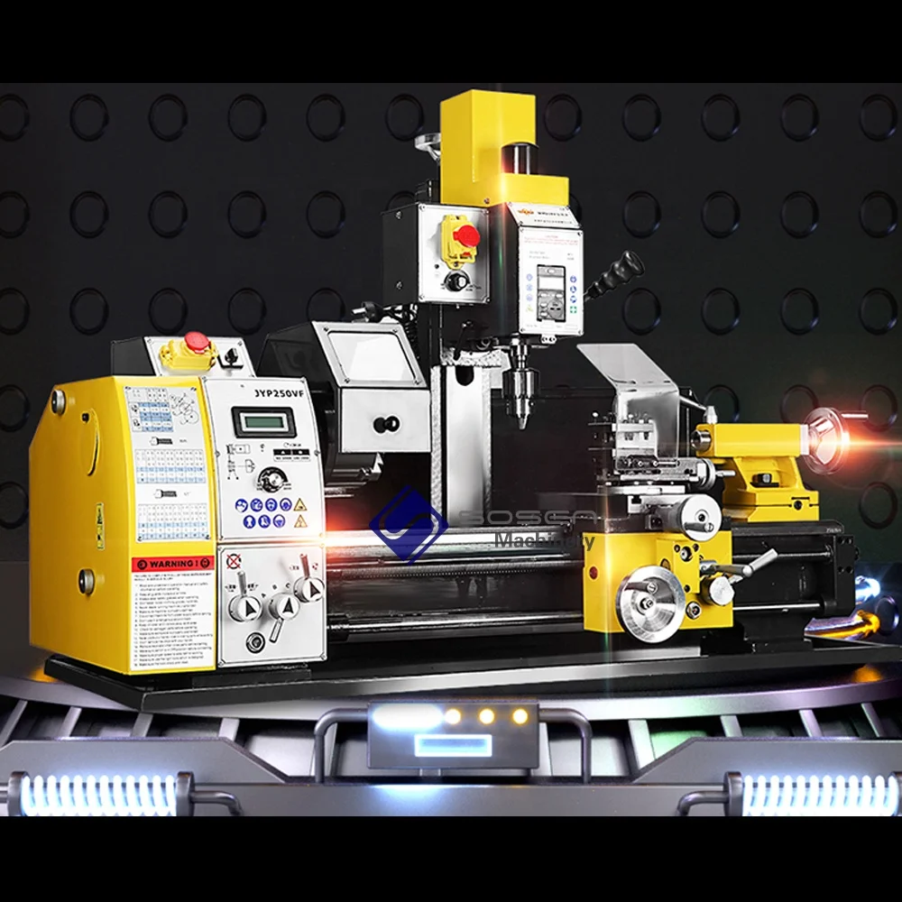 JYP250VF combo mini lathe milling and drilling machine