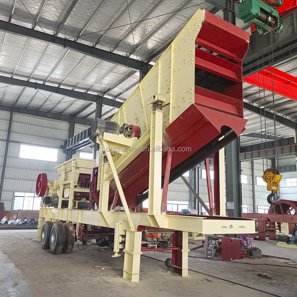Hot Selling Mining Moving Rock Crushing Plant Mobile Stone Crusher 30tph