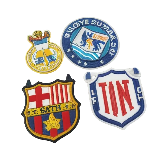 Дешевые пользовательские вышитые Fcb дизайн железа на патчи